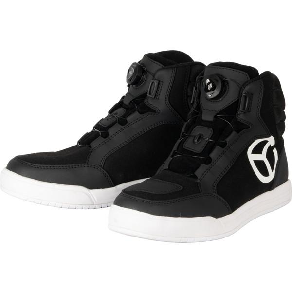イエローコーン YS-002 防水 ライディング シューズ Riding Shoes ブラック