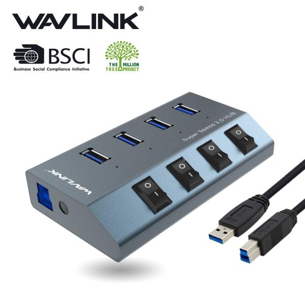 Usbハブ Ac コンセント 電源 スイッチ Wavlink Usb3 0 4ポート 5gbps 高速データ転送 Ac電源 On Off コンセント アルミ製 正規輸入販売代理店 Buyee Buyee บร การต วกลางจากญ ป น ซ อจากประเทศญ ป น