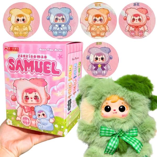 Samuel グッドタイムシリーズ ブラインドボックス (ランダム1個) ぬいぐるみ フィギュア 三小毛 サミュエル トレーディングトイ 海外トイ ランダム シークレット