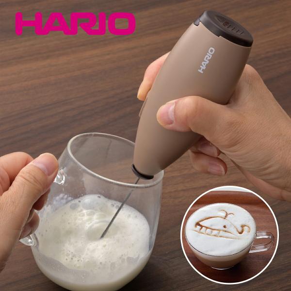 HARIO クリーマー・ゼット ハリオ 泡立て器 クリーマー ミルク ミルククリーマー ミルクフォーマ カフェラテ カプチーノ マキアート ラテアート おうちカフェ