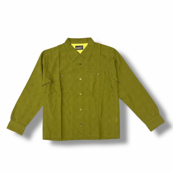 TENDERLOIN レギュラーカラーシャツ 長袖シャツ テンダーロイン カーキ M （10270M） TENDERLOIN（テンダーロイン） レギュラーカラーシャツ 長袖シャツ