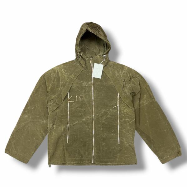 未使用 THUG CLUB 25SS Scarred Wind Soldier レッドウィンドソルジャージャケット サグクラブ TC25JK0101 カーキ 2 （11349M） 未使用品 THUG CLUB サグクラブ 25SS Scarred Wind Soldier レッド
