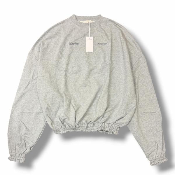 参考上代19800円 未使用 SHINYAKOZUKA  25SS ORDINARY  CREW オーディナリーホームクルー スウェット トレーナー シンヤコヅカ 2501SK119 グレー M （11455M） SHINYAKOZUKA シンヤコヅカ 25SS ORDINARY HOME CREW オーディナリー