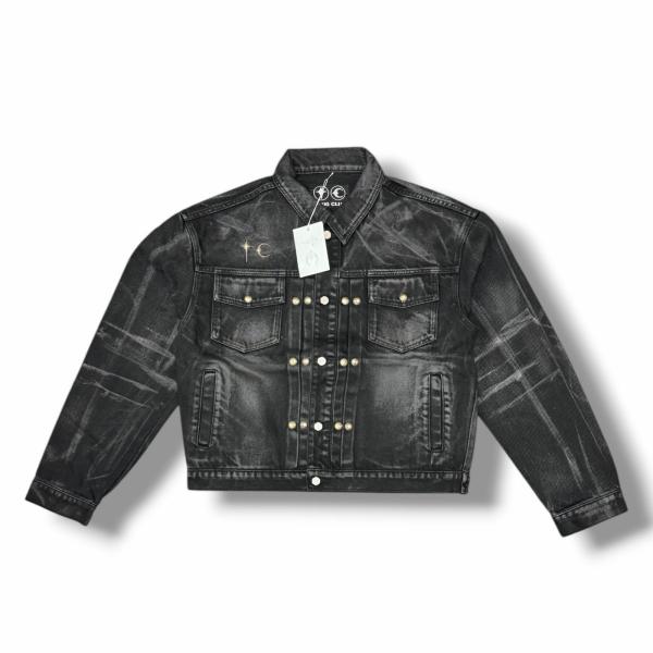 未使用品 THUG CLUB サグクラブ Leave a Trace Denim Jacket リーブ