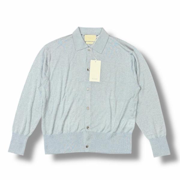 未使用品 YOKE ヨーク 25SS SILK CASHMERE SHEER SHIRT CARDIGAN