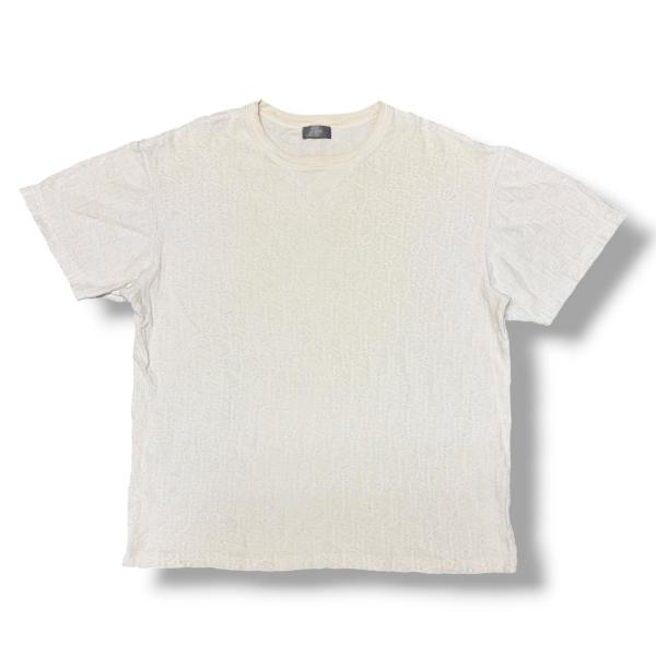 【美品】ディオールオム オブリーク テリーコットン ジャガード Tシャツ L Dior ディオール 21SS Oblique Print Cotton Terry Loose オブリーク