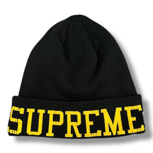 Supreme シュプリーム 23AW New Era Varsity Beanie  ニューエラ バーシティビーニー ニット帽 ブラック 1279MG