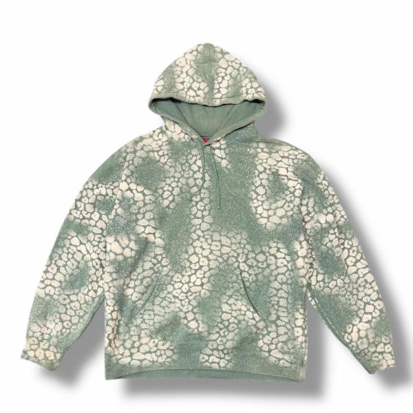 Supreme（シュプリーム） 21AW BLEACHED LEOPARD パーカー ブリーチ