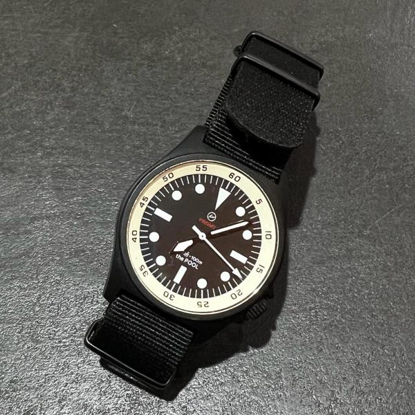 Kentex the POOL aoyama ragment Design コラボ MILITARY WATCH 腕時計  ケンテックス ブラック F （13606M） Kentex ケンテックス the POOL aoyama ragment Design コラボ MILITARY