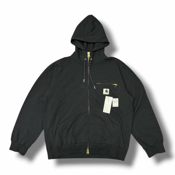sacai × Carhartt 26ss ジップパーカー sacai（サカイ） 未使用品 × Carhartt カーハート 26SS Cotton Jersey