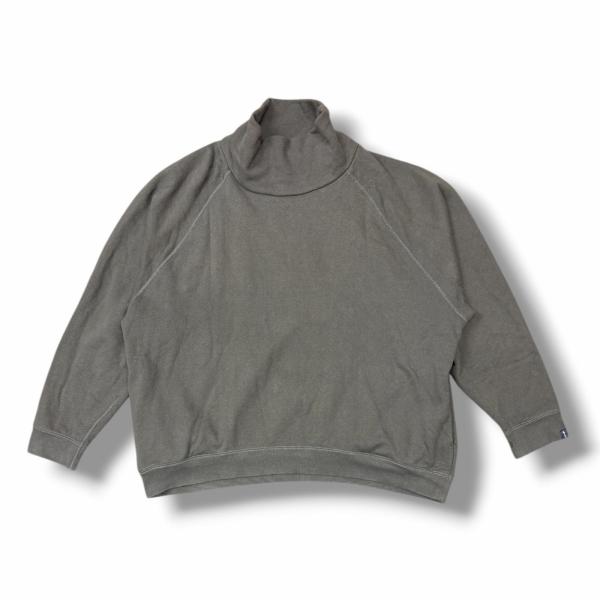 Graphpaper  × LOOPWHEELER 23AW High Neck Sweat ハイネックスウェット トレーナー グラフペーパー  × ループウィラー GU223-70264B グレー 2 （13939M） Graphpaper × LOOPWHEELER グラフペーパー ループウィラー 23AW High