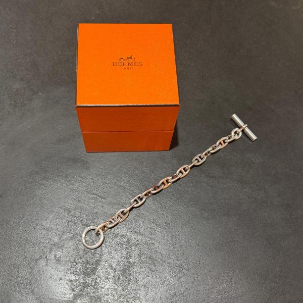HERMES（エルメス） シェーヌダンクル MM16コマ ブレスレット シルバー