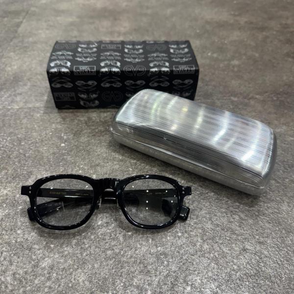 EYEVAN アイヴァン 7285 ラウンドシェープ ブラックフレーム クリアレンズ サングラス 眼鏡 メガネ ブラック EYEVAN 7285 新作モデル 184 熊本 眼鏡 中原眼鏡店｜熊本 メガネ