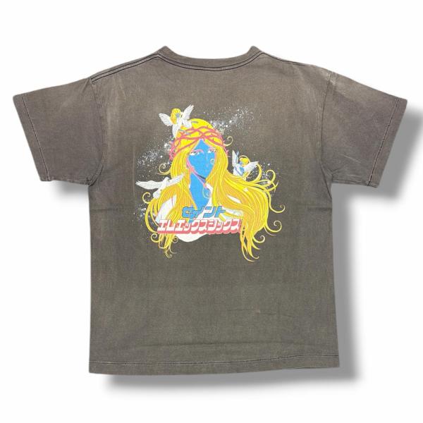 SAINT MICHAEL セントマイケル 23SS SS TEE / BLUE FACE ブルー