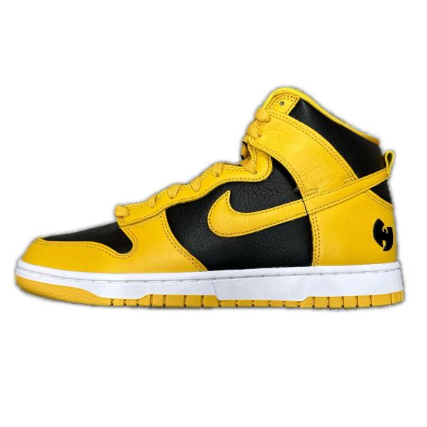 未使用品 NIKE × Wu-Tang Clan ナイキ ウータンクラン Dunk High Retro PRM ダンク ハイ レトロ プレミアム HJ4320-001 イエロー 27.5cm 15241M