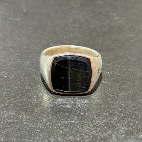 TOMWOOD トムウッド Cushion Black Onyx 925 スターリングシルバー