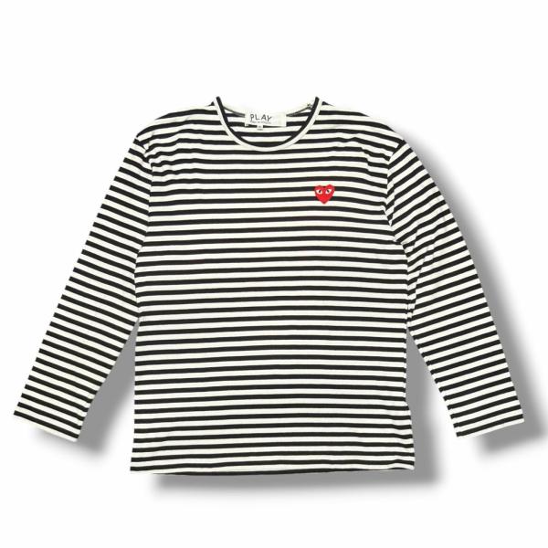 PLAY COMME des GARCONS プレイコムデギャルソン Border Long Sleeve T