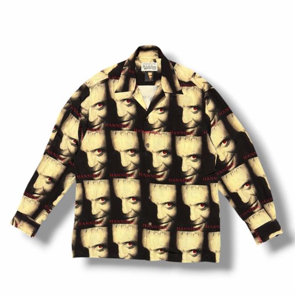 即完売美品！ワコマリア　ハンニバル　アロハシャツ　Mサイズ WACKO MARIA（ワコマリア） 21AW HANNIBAL/HAWAIIAN SHIRT L/S