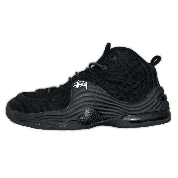 NIKE × STUSSY ナイキ ステューシー Air Penny 2 エアペニー2 ハイカットスニーカー DQ5674-001 ブラック 27.5cm 15963M