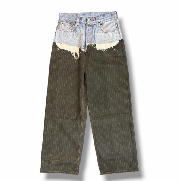 Acne studiosデニムパンツ 未使用品 ACNE STUDIOS アクネストゥディオズ 26SS PANTS トロンプイユ