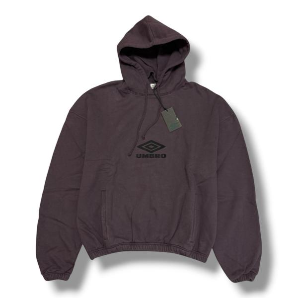 未使用 UMBRO  × Slam Jam 24AW Og Logo Mask Hoodie ロゴマスクパーカー スウェットフーディー コラボ アンブロ  × スラムジャム UBMW0216FA147 ダークパープル M （16898M） UMBRO × Slam Jam アンブロ スラムジャム 24AW Og Logo Mask Hoodie