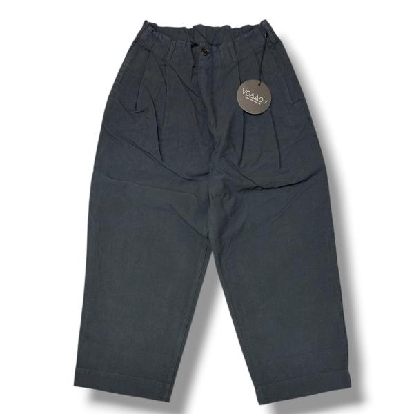 未使用品 VOAAOV ヴォアーブ DOUBLE FACE GARMENT DYE Tuck Wide Pants