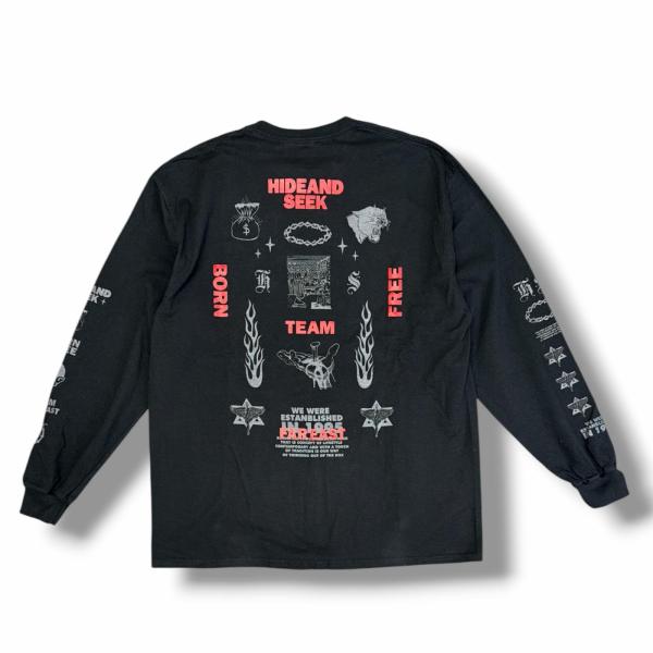 HIDE AND SEEK（ハイドアンドシーク） 未使用品 TEAM FAR EAST L/S Tee