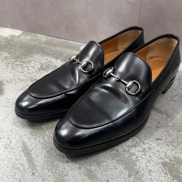 GUCCI（グッチ） ホースビット ローファー 短靴 795116 ブラック 26.5