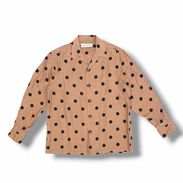 WACKO MARIA（ワコマリア） 23AW DOTS OPEN COLLAR SHIRT ドット