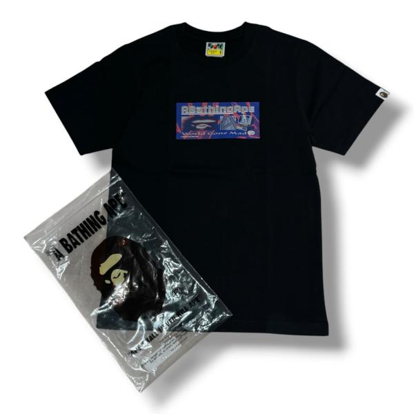 A Bathing Ape ハンドプリント Tシャツ Lサイズ A BATHING APE アベイシングエイプ HANDPRINT LOGO TEE ハンドプリント