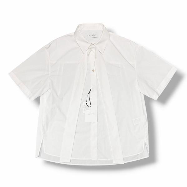 未使用品 CULLNI クルニ 25SS Double Satin Bow Tie Short Sleeve