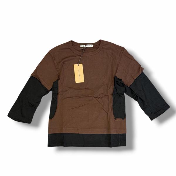 未使用品 NVRFRGT ネヴァーフォーゲット 25SS LAYERED LONG SLEEVE T