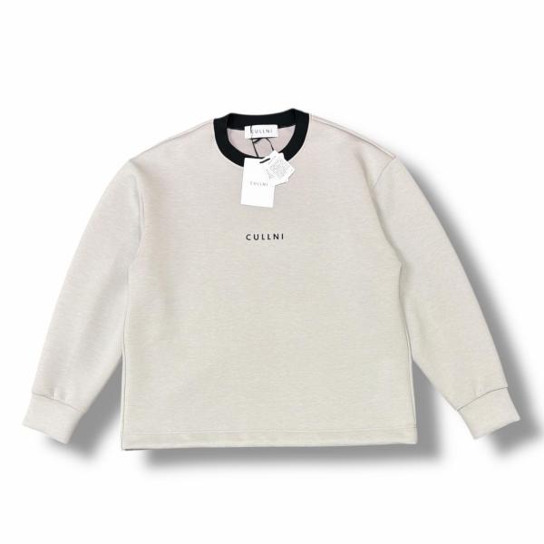 未使用 CULLNI 25SS Logo Embroidery Drawstring Pullover ロゴ ドロー