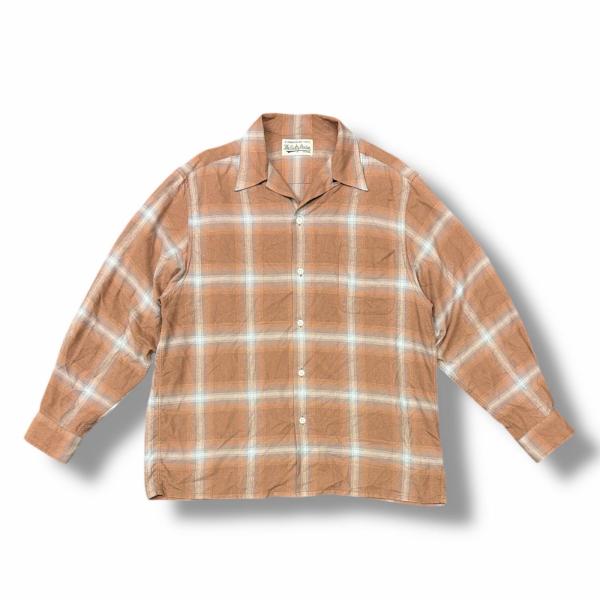 WACKOMARIA ワコマリア オンブレチェックシャツ ブラウン WACKO MARIA (ワコマリア)】 オンブレチェックシャツ│WACKO MARIA