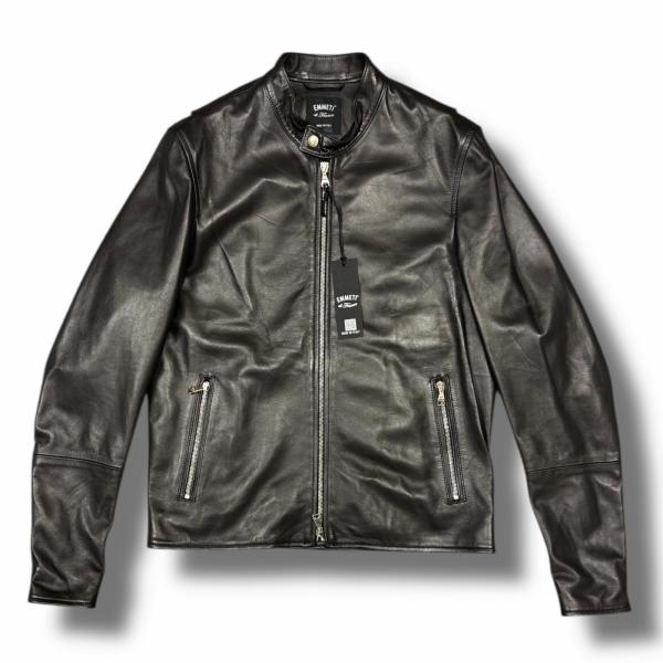 参考上代165000円 未使用 EMMETI KELSO NAPPA SILK レザージャケット