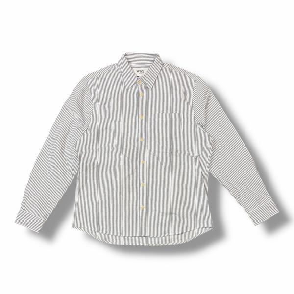 wax london ワックスロンドン striped shirt ストライプシャツ 長袖