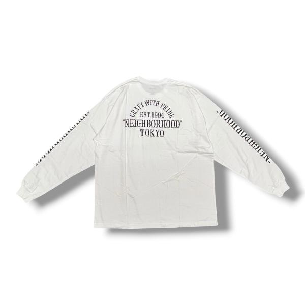 断*離様 NEIGHBORHOOD 長袖カットソー ネイバーフッドホワイト　L NEIGHBORHOOD（ネイバーフッド） 未使用品 22AW NH6 L/S CO Tee