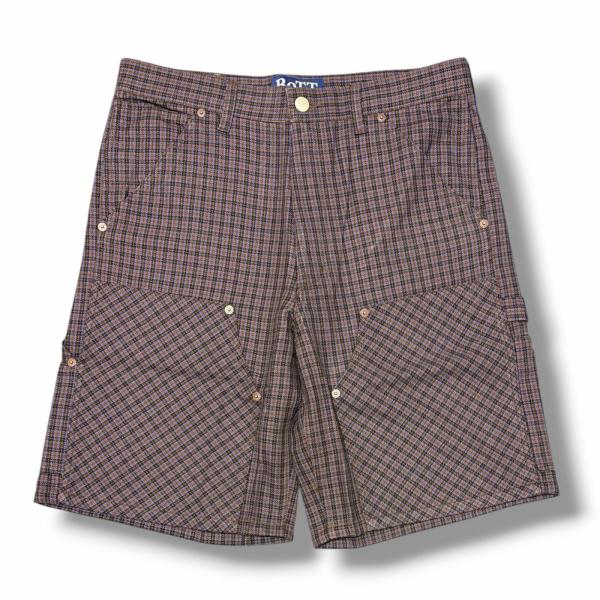 bott Plaid Double Knee Short ハーフパンツ 未使用品 BoTT ボット 25SS Plaid Double knee Short ダブルニー