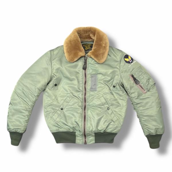 参考上代47080円 HOUSTON 米軍 B-15D フライトジャケット ミリタリー