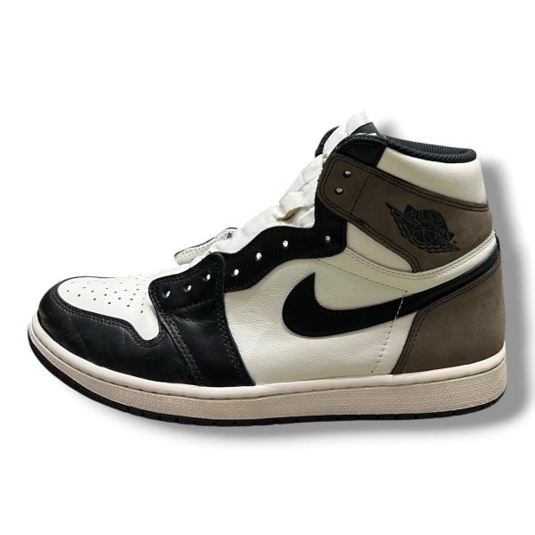 NIKE ナイキ Air Jordan 1 High OG Sail Dark Mocha Black ジョーダン1 モカ 555088-105 ホワイト 29.5cm 8657M
