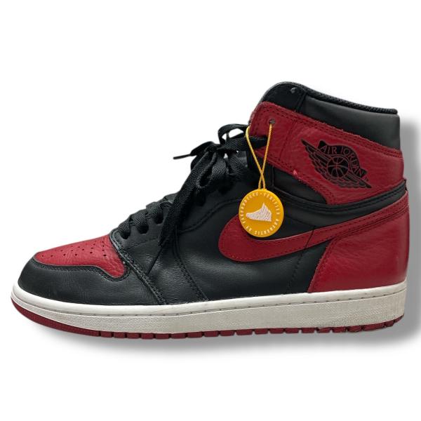 NIKE Air Jordan 1 Retro High OG ""Bred/Banned"" (2016) エアジョーダン 1 レトロ ハイ ナイキ 555088-001 27cm （88662A）