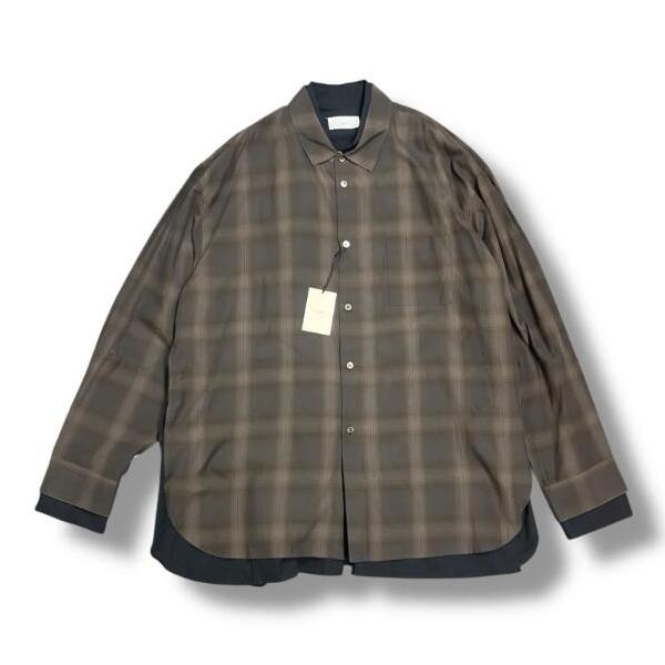 参考上代59400円 未使用 stein(ssstein) OVERSIZED LAYERED SHIRT