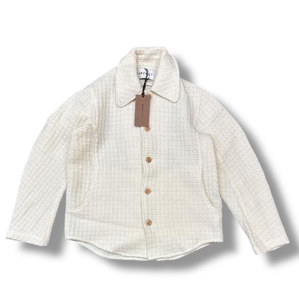 未使用品 NVRFRGT ネヴァーフォーゲット WOOL ROVING DOBBY LONG