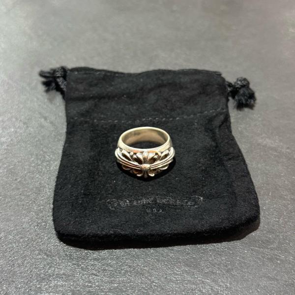 CHROME HEARTS クロムハーツ FLRL CRS フローラルクロスリング 指輪