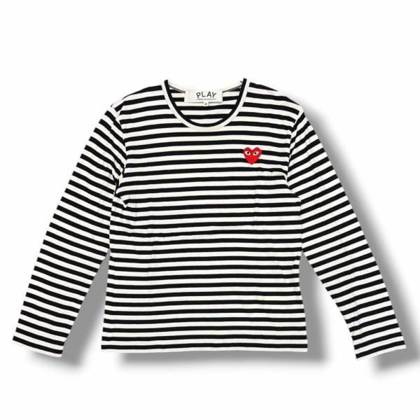 PLAY COMME des GARCONS プレイコムデギャルソン Border Long Sleeve T