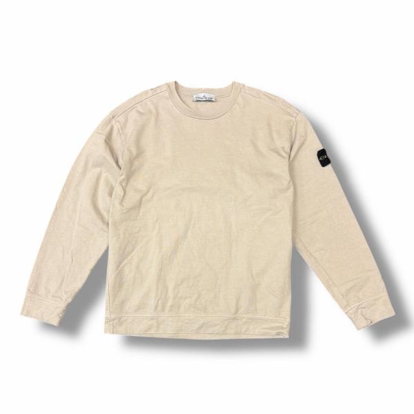 STONE ISLAND ストーンアイランド ガーメントダイ腕章クルーネック