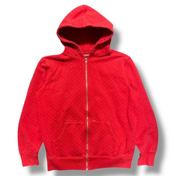 Supreme 難アリ ハートドット柄 ジップアップパーカー Supreme（シュプリーム） ハートドットジップアップスウェット