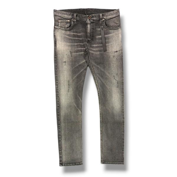 BACKLASH ダメージ加工 デニムパンツ バックラッシュ レザー スキニー 未使用 ISAMUKATAYAMA BACKLASH Stretch Skinny Crash Denim Pants