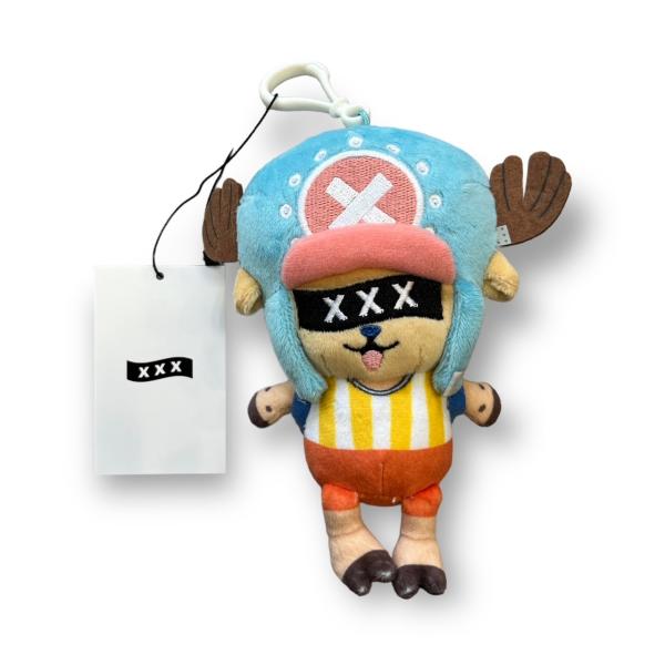 ワンピース　チョッパー　xxxコラボ　人形　キーホルダー 未使用 GOD SELECTION XXX × ONE PIECE チョッパーぬいぐるみ