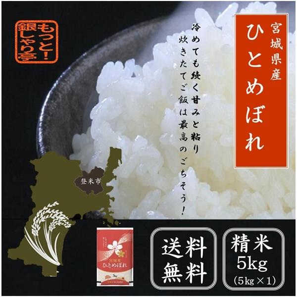 ひとめぼれ 令和7年産 〈精米 5kg〉 宮城県産 米 お米 白米 送料